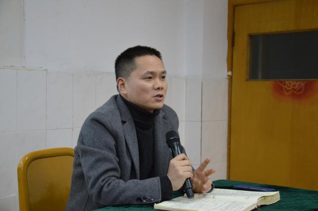 徐天福校長(zhǎng)發(fā)言